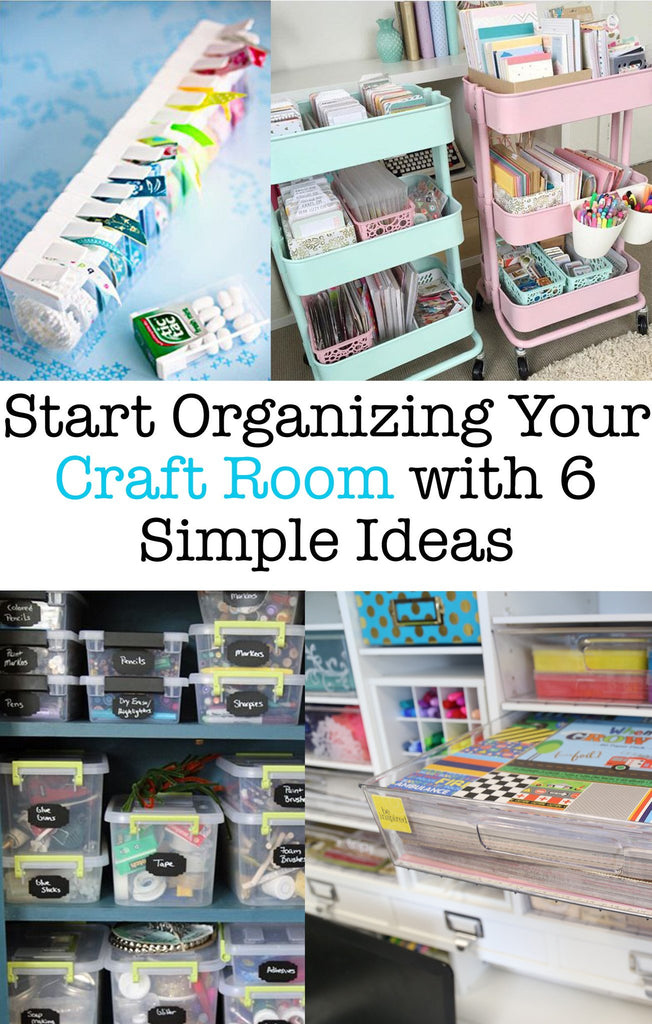 6 Great Storage Ideas to Organize Craft Supplies